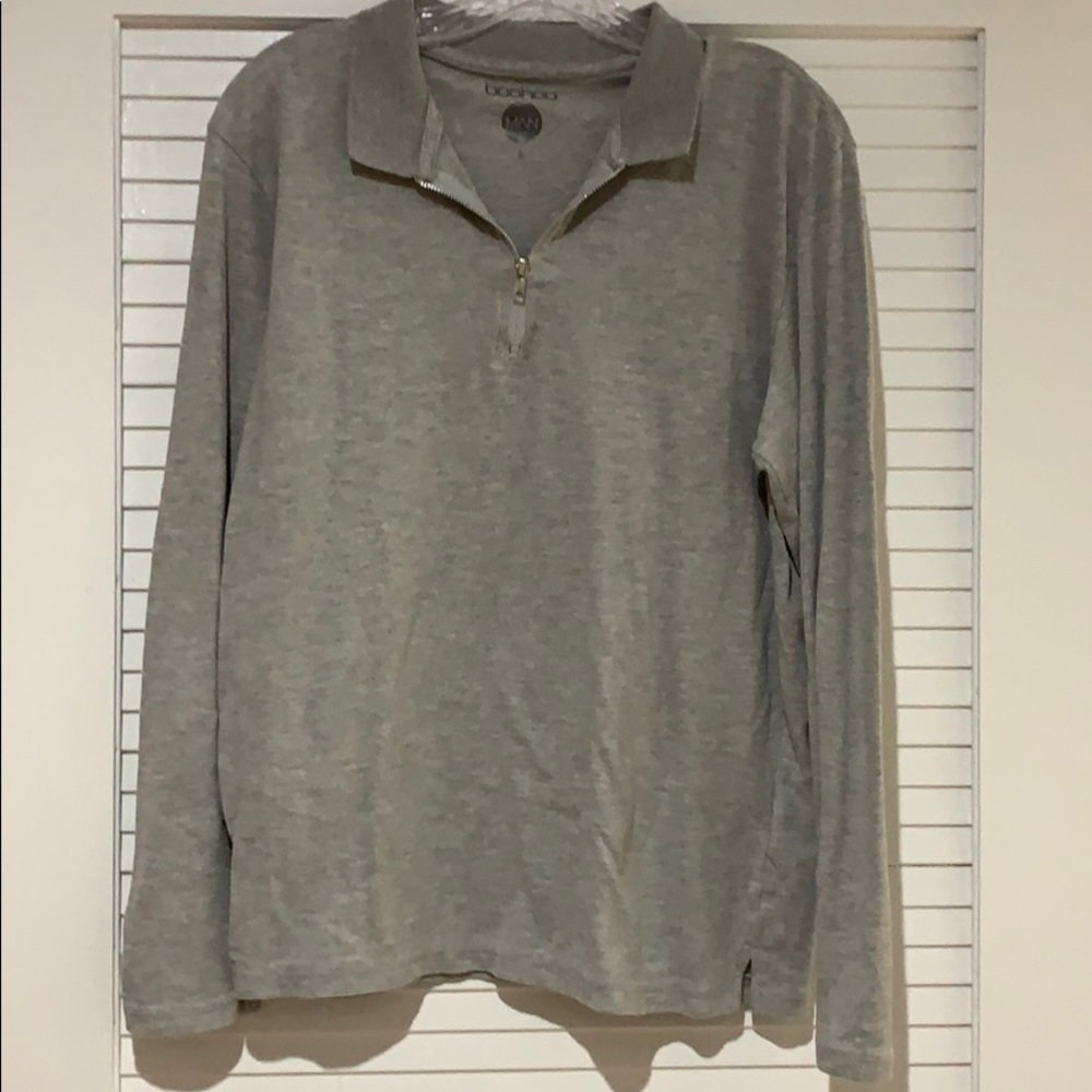 Boohoo grey polo